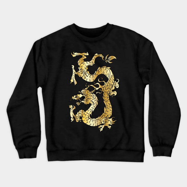 Gold Dragon 07 Crewneck Sweatshirt by Verboten